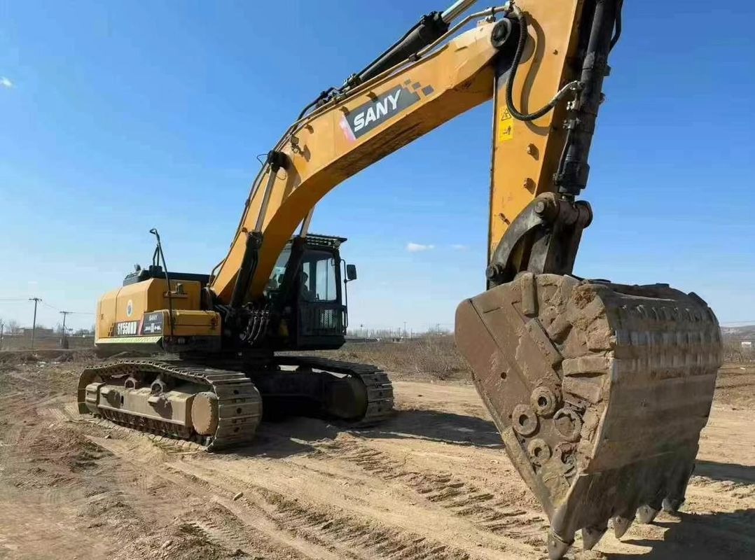 Excavadora de 55 toneladas SANY SY550HD 2020 usada con rendimiento certificado CE ISO de servicio completo
