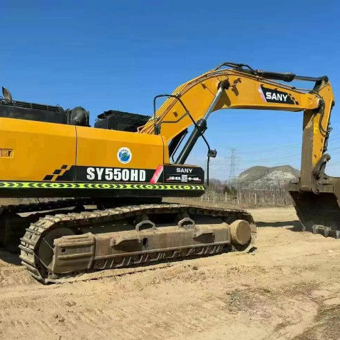 Excavadora de 55 toneladas SANY SY550HD 2020 usada con rendimiento certificado CE ISO de servicio completo