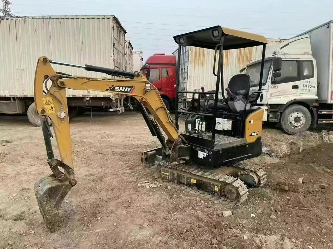 2021 SANY SY16C mini excavadora compacta 1.6 toneladas 3000 horas CE ISO Utilidad de paisajismo