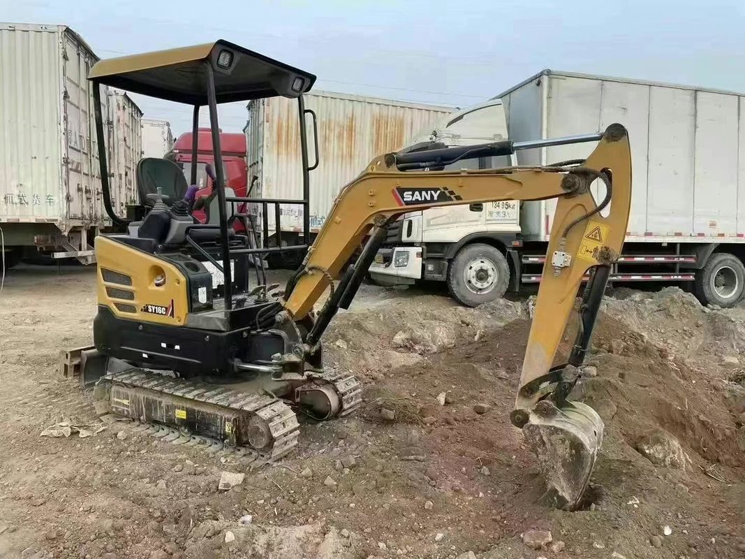 2021 SANY SY16C mini excavadora compacta 1.6 toneladas 3000 horas CE ISO Utilidad de paisajismo