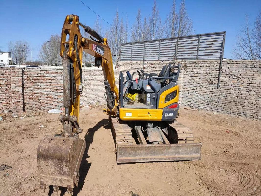 Usado 2022 XCMG XE26U Mini Excavadora 2.6T Bien mantenido CE ISO Utilidad de paisajismo