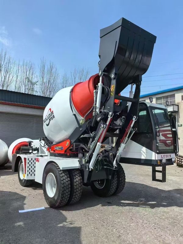 Luzun 8m3 mezclador de hormigón listo camión motor diesel CE ISO certificado de alto rendimiento
