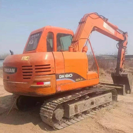 Excavadora mini Doosan DH80 usada de 8 toneladas de capacidad CE ISO para uso en el paisaje