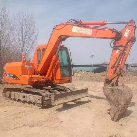 Excavadora mini Doosan DH80 usada de 8 toneladas de capacidad CE ISO para uso en el paisaje