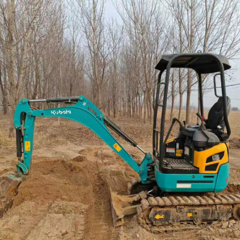 Excavadora mini Kubota U17 de 1.7 toneladas bien mantenida CE ISO para uso utilitario de jardinería