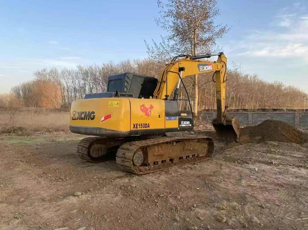 Excavadora XCMG XE150DA usada de 15 toneladas Máquina de trabajo pesado para la construcción Minería Movimiento de tierra