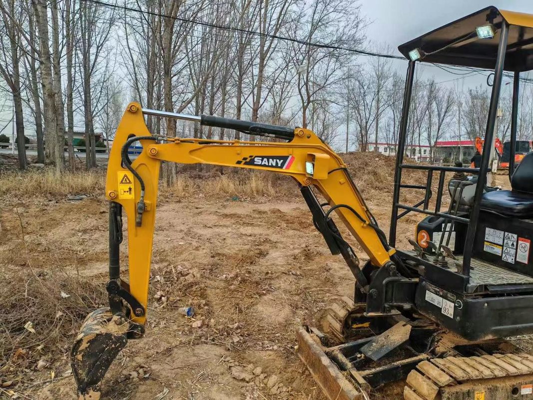 Usado SANY SY16C 1.6T mini excavadora de servicio completo Ideal para jardinería y servicios públicos