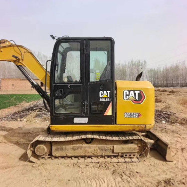Usado CAT 305.5E2 Mini Excavadora 27.2kN Brazo fuerza de excavación Compacta Unidad hidráulica robusta