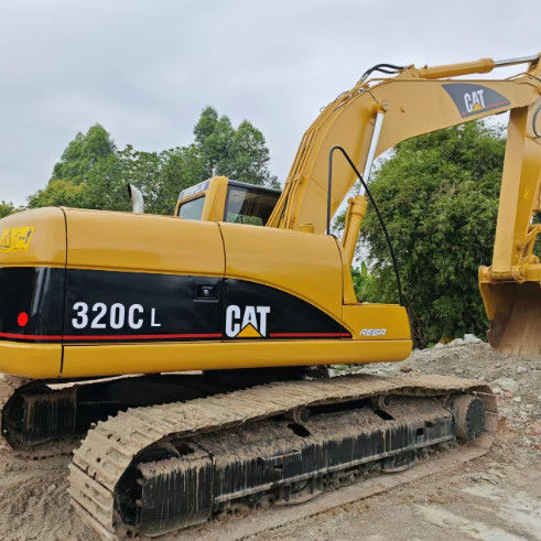 Excavadora usada CAT 320C L 5-5km/h Velocidad de desplazamiento del motor 6-4L Rendimiento