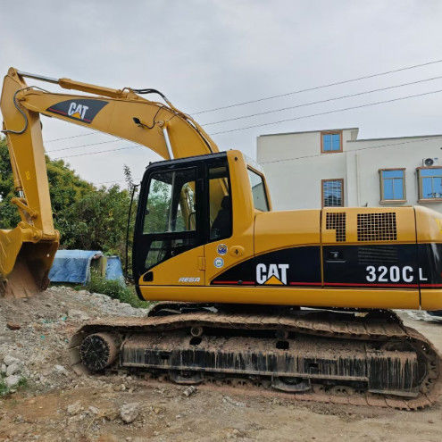 Excavadora usada CAT 320C L 5-5km/h Velocidad de desplazamiento del motor 6-4L Rendimiento