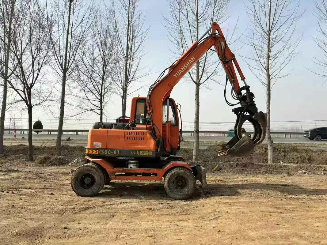 Usado Yuanshan 7808T Excavadora de 8 toneladas Modelo 2018 Mantenido para la Construcción Minería Excavación