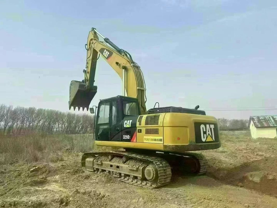 Excavadora usada CAT 329D2 para la venta en buen estado para trabajos pesados de construcción