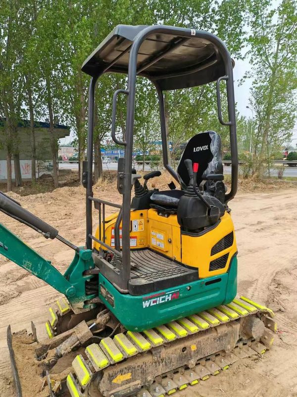 Mini excavadora Lovol FR18E2-U usada en buenas condiciones para proyectos de construcción