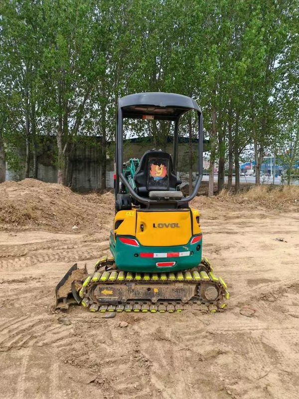 Mini excavadora Lovol FR18E2-U usada en buenas condiciones para proyectos de construcción