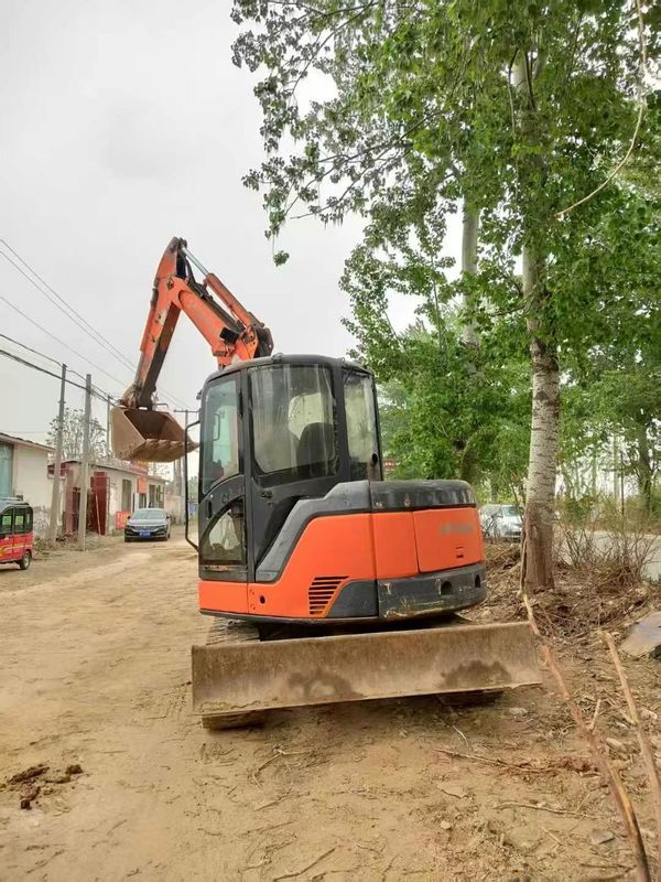 Usado Hitachi ZX75-US Excavadora 7.5 toneladas Mini Excavadora maquinaria de construcción en buenas condiciones