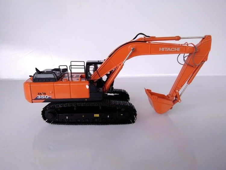 TMC 1/50 Hitachi ZAXIS350-6 Excavadora de aleación modelo ZX250-6 Vehículo de construcción de fundición por inyección coleccionable
