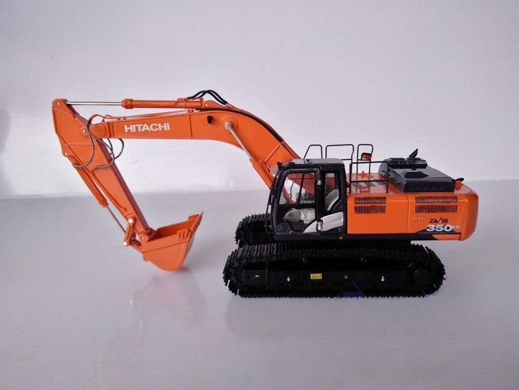 TMC 1/50 Hitachi ZAXIS350-6 Excavadora de aleación modelo ZX250-6 Vehículo de construcción de fundición por inyección coleccionable