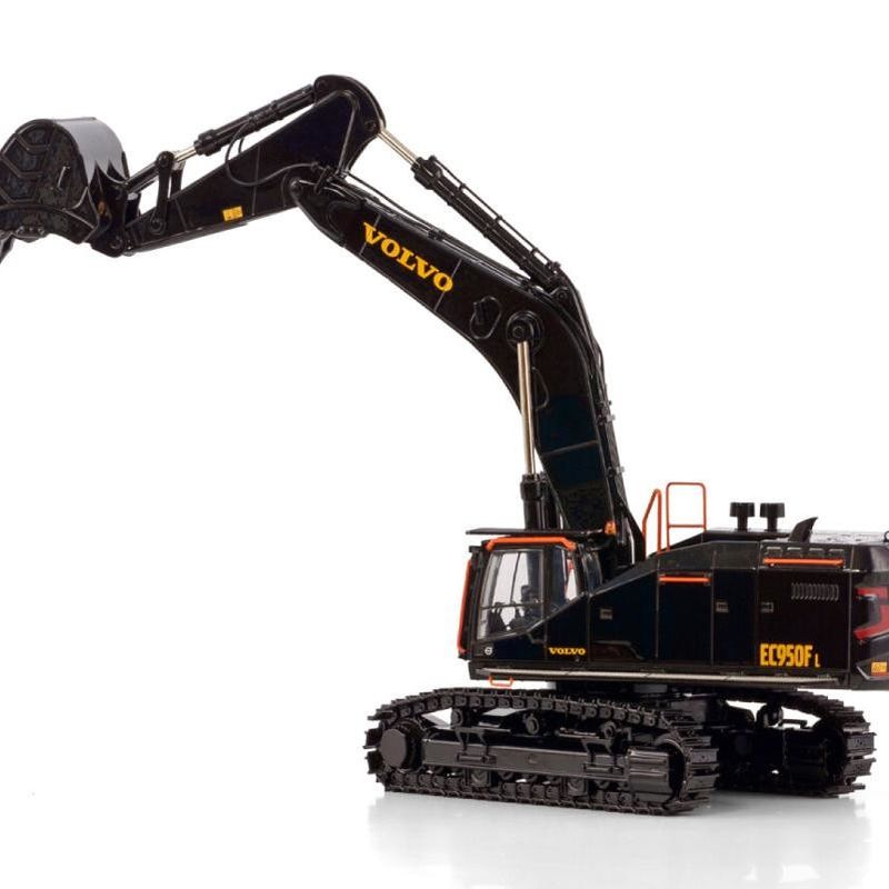 Volvo EC950F WSI 1/50 Excavadora de aleación modelo de fundición a presión Diamante negro Edición limitada de colección