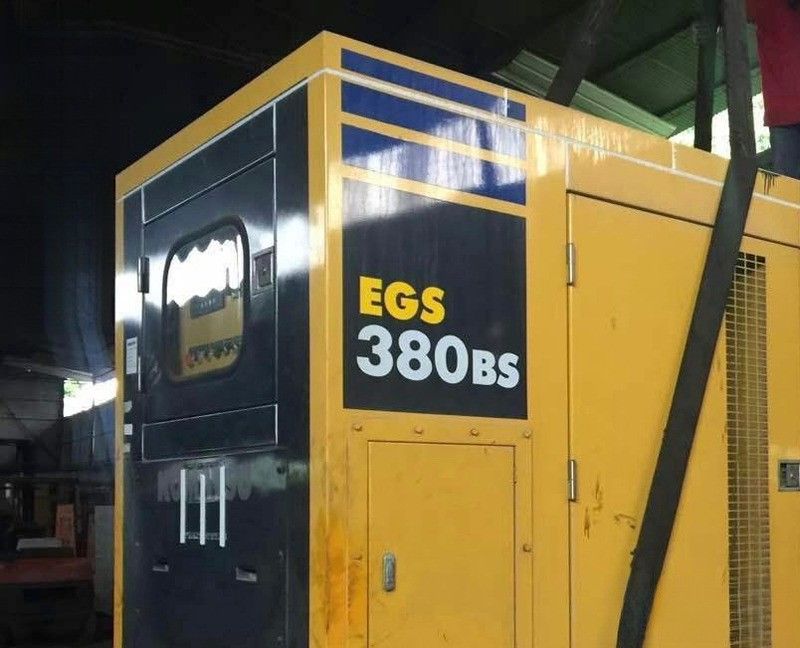 Komatsu EGS380BS 1/50 Generador de aleación Motor modelo de maquinaria de construcción de fundición a presión