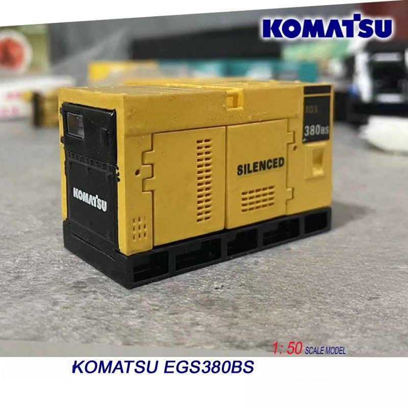 Komatsu EGS380BS 1/50 Generador de aleación Motor modelo de maquinaria de construcción de fundición a presión