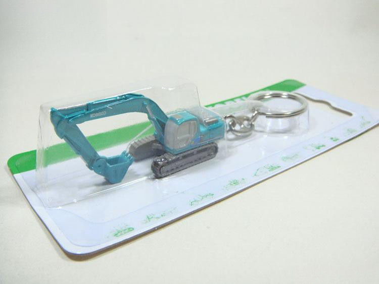 Auténtico llavero de excavadora de doble función Recolector regalo 2.8cm Diseño realista
