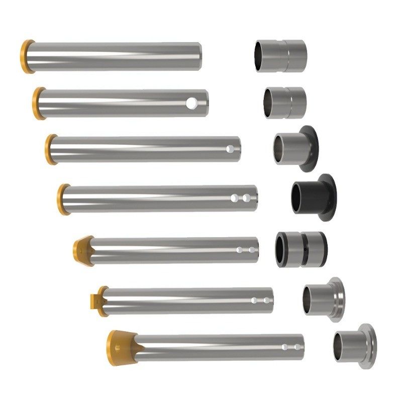 Bujes de pasador de oruga para equipos pesados 45 mm Excavadora Cargadora Acero aleado Pasadores de cuchara Pc120 Pc200 Ex200