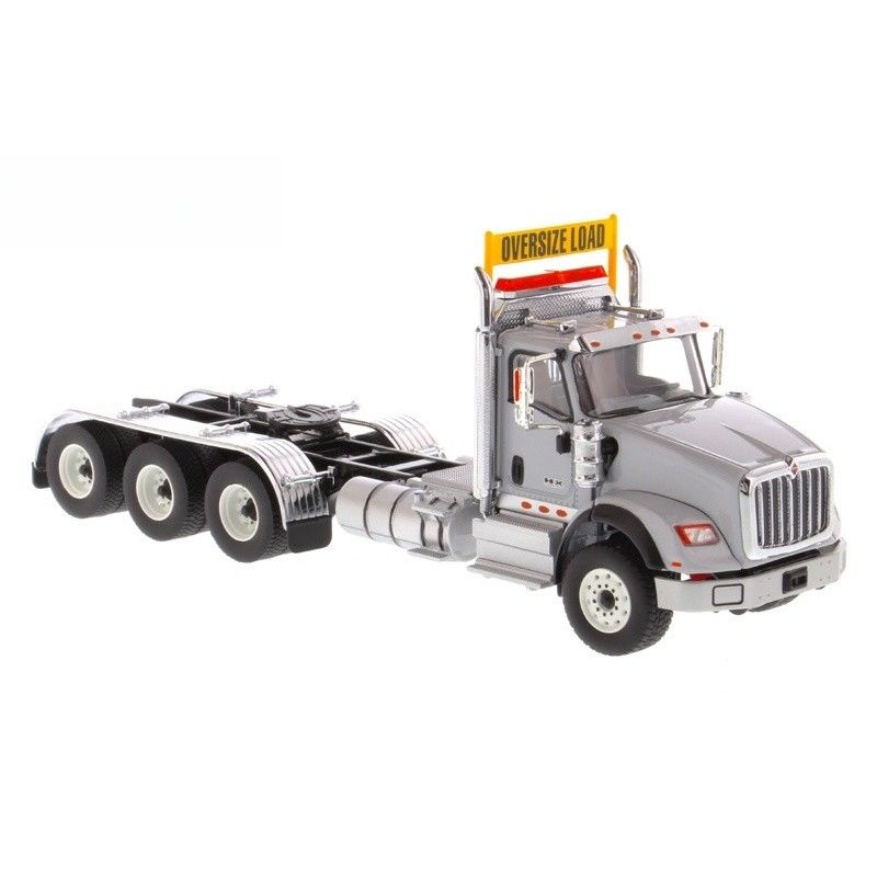 DM International HX620 Modelo de Camión Americano de Plataforma Tri-Axle Escala 1/50 Coleccionable Diecast 71011