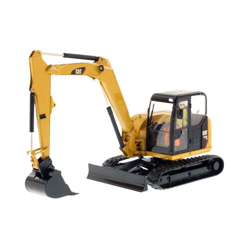 Modelo de excavadora hidráulica Diecast Masters con herramientas vehículo de construcción de aleación 1/32 escala 85239C