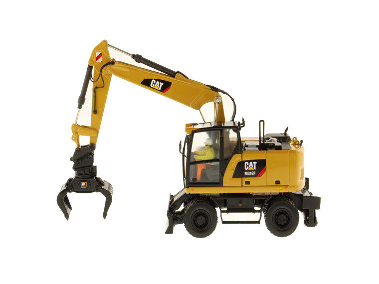 Excavadora con ruedas modelo 1:50 de escala de construcción vehículo 85508