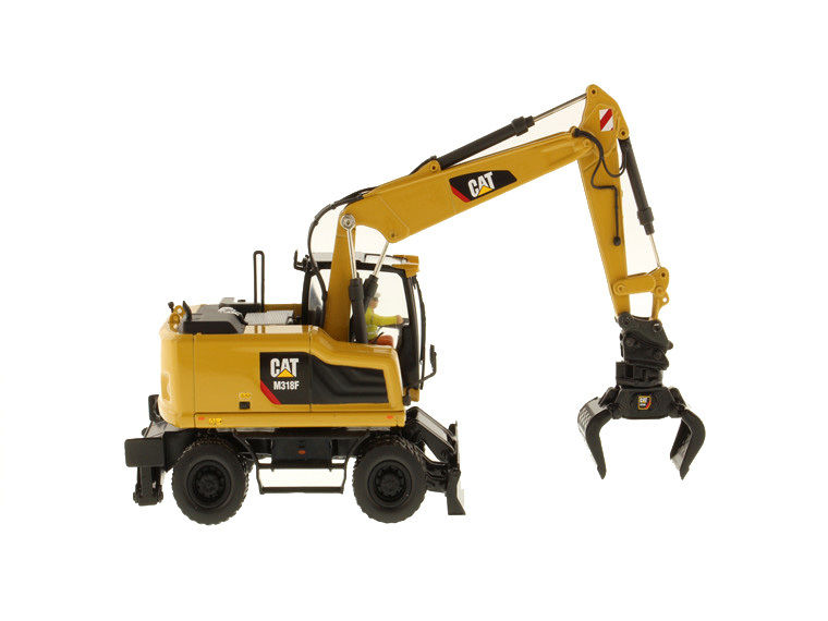 Excavadora con ruedas modelo 1:50 de escala de construcción vehículo 85508