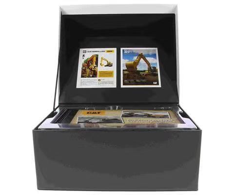 Excavadora a escala 1:50, juego DM, vehículo de construcción, nuevo modelo de ingeniería de aleación 323, 85715
