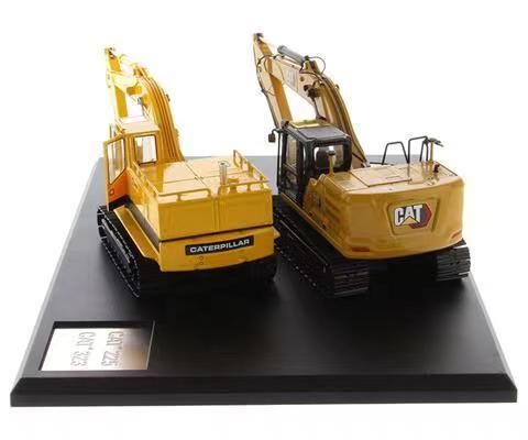 Excavadora a escala 1:50, juego DM, vehículo de construcción, nuevo modelo de ingeniería de aleación 323, 85715