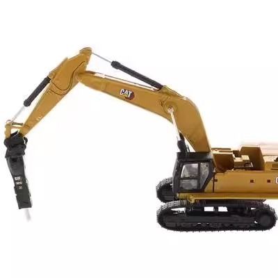 DM Escala 1/87 Juego de accesorios de garfio y martillo de demolición para excavadora pesada Modelo 85688