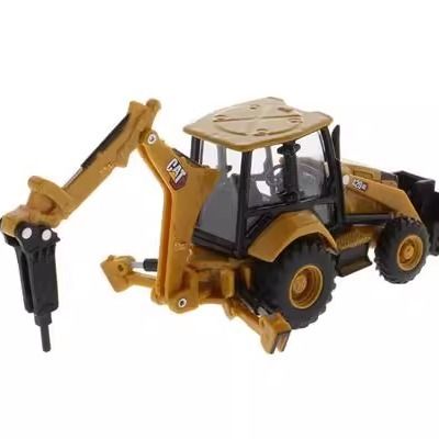Modelo de vehículo de construcción de aleación de retroexcavadora de equipos pesados Diecast Masters a escala 1/64 85765