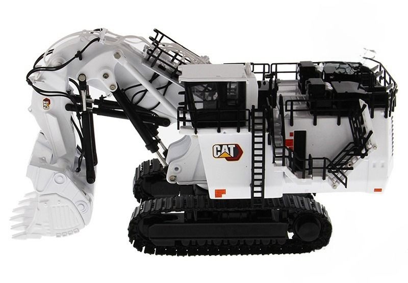 DM85653 Excavadora de minería blanca limitada Vehículo de ingeniería CCM modelo 1/87 Escala