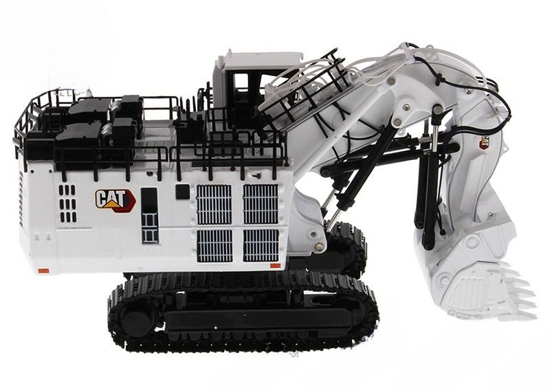 DM85653 Excavadora de minería blanca limitada Vehículo de ingeniería CCM modelo 1/87 Escala