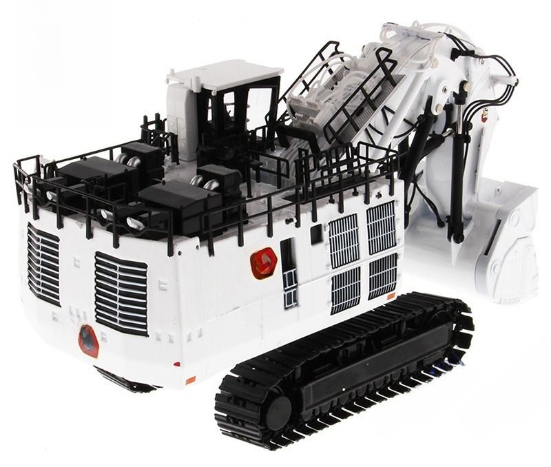 DM85653 Excavadora de minería blanca limitada Vehículo de ingeniería CCM modelo 1/87 Escala