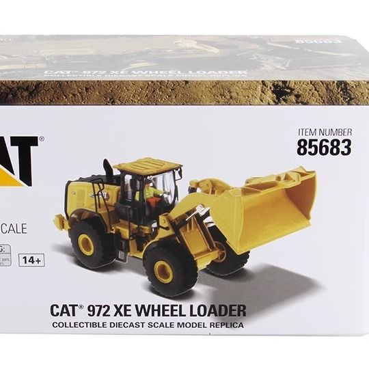 DM 1/50 Escala de equipo pesado cargador de ruedas de aleación pala modelo 85683 para recolectores