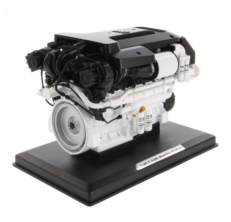 Modelo de aleación de edición especial 85707 de la unidad de potencia del grupo electrógeno del motor C32B a escala 1/12