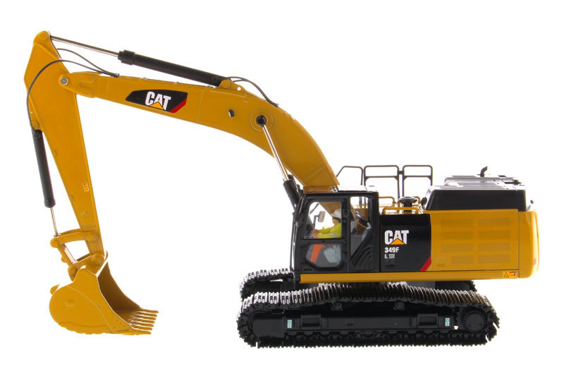 Excavadora hidráulica de trabajo pesado 349FL XE a escala 1:50 Vehículo de ingeniería modelo 85943