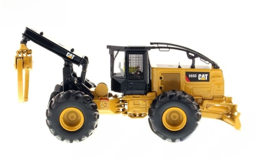 DM 555D Skidder de ruedas 1:50 Escala Máquina de registro a presión modelo 85932 Juguete coleccionable