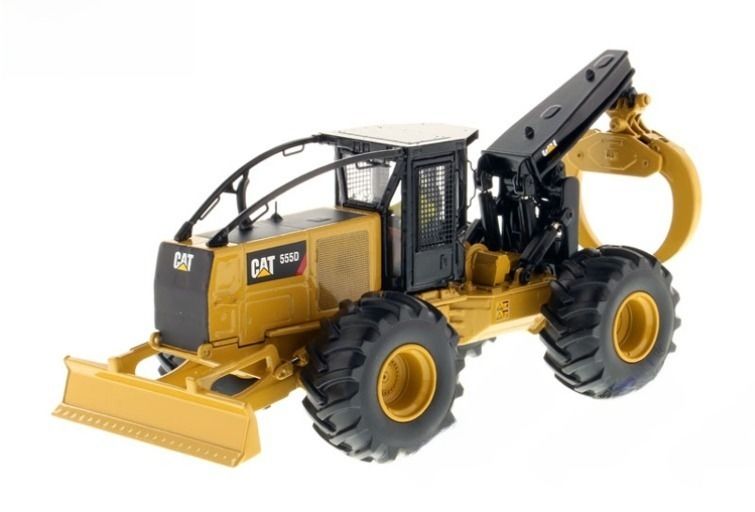 DM 555D Skidder de ruedas 1:50 Escala Máquina de registro a presión modelo 85932 Juguete coleccionable