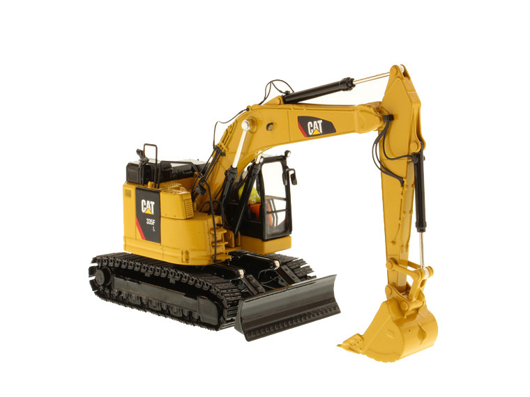 Excavadora hidráulica de rodadura de 335F, con excavadora hidráulica a escala 1:50 Vehículo de ingeniería modelo 85925