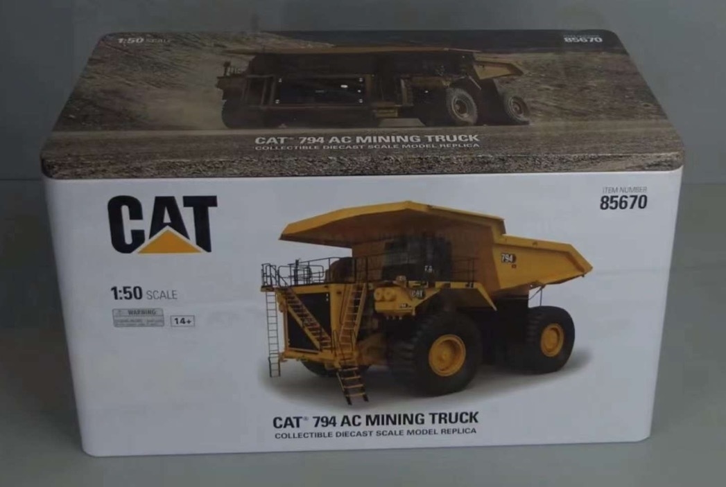 Maestros de fundición 1:50 escala CAT 794AC camión de minería supergran camión de carga camión de descarga modelo 85670