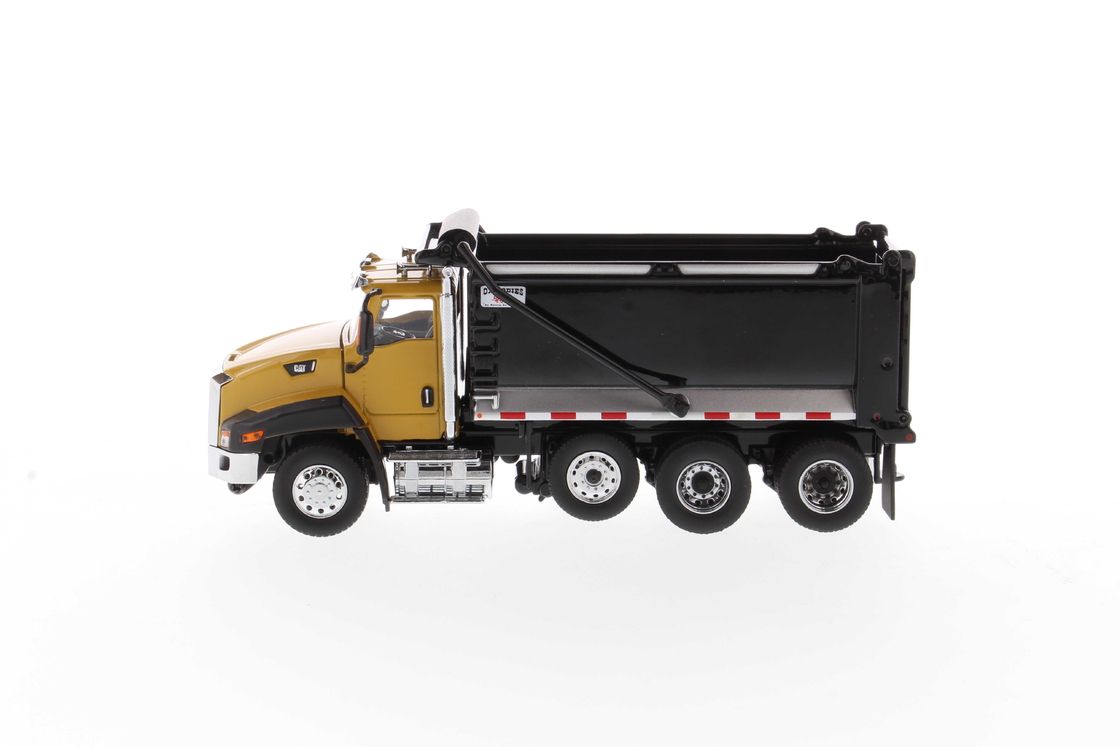 DM 1:50 Camión volquete automatizado CT660 Day Cab Amarillo de aleación modelo 85668