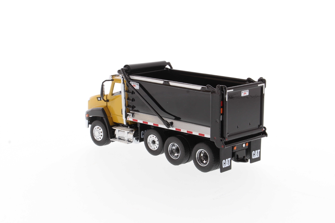 DM 1:50 Camión volquete automatizado CT660 Day Cab Amarillo de aleación modelo 85668
