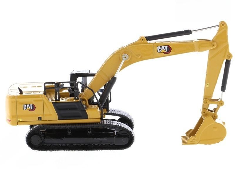 Excavadora inteligente de fundición por diecast Masters CAT 336 1:87 Vehículo de ingeniería a escala modelo 85658