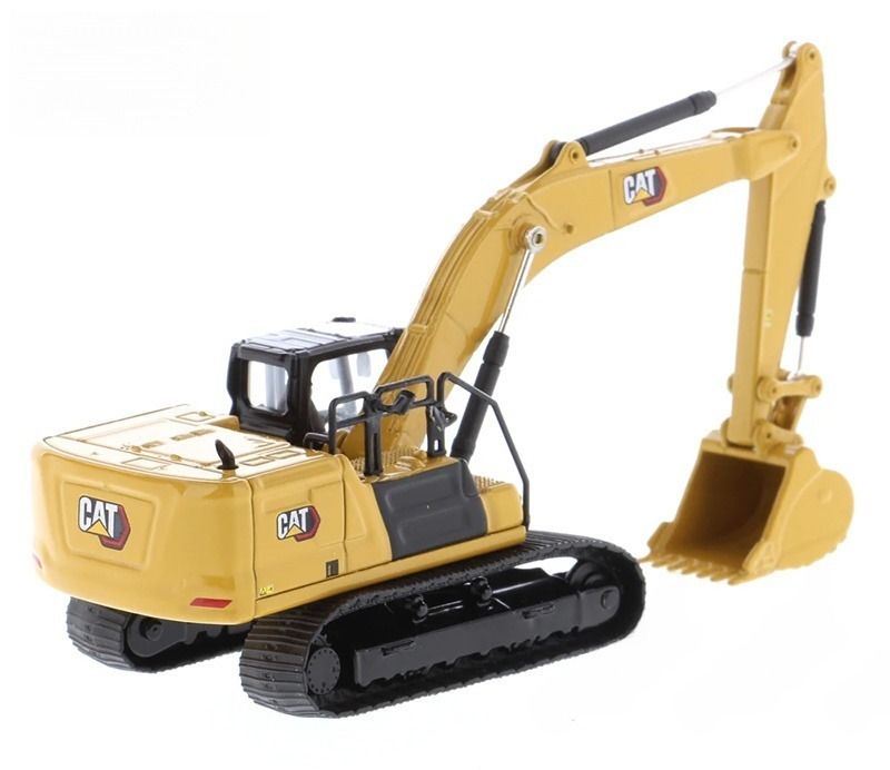 Excavadora inteligente de fundición por diecast Masters CAT 336 1:87 Vehículo de ingeniería a escala modelo 85658