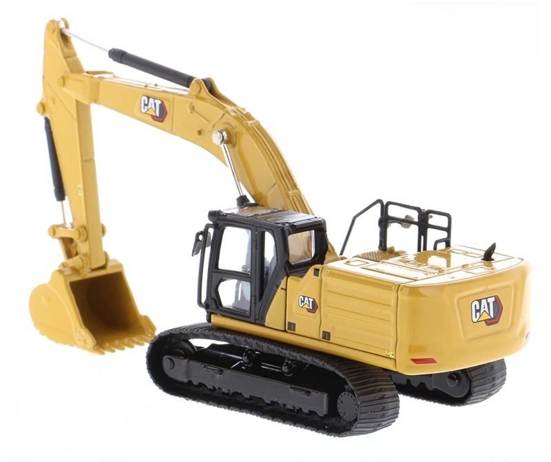 Excavadora inteligente de fundición por diecast Masters CAT 336 1:87 Vehículo de ingeniería a escala modelo 85658