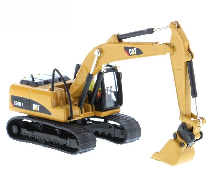 DM85652 Cat 320D L Accesorio de excavadora hidráulica modelo 1:87 Juguete de fundición a escala